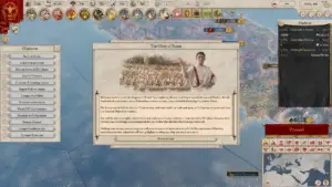 schermata tutorial di imperator rome