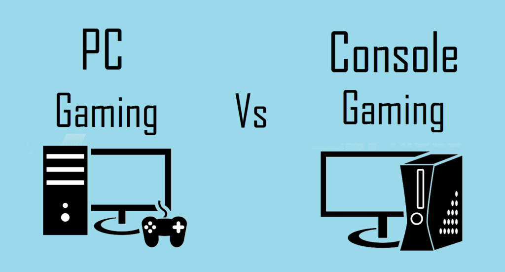 Copertina con pc vs console