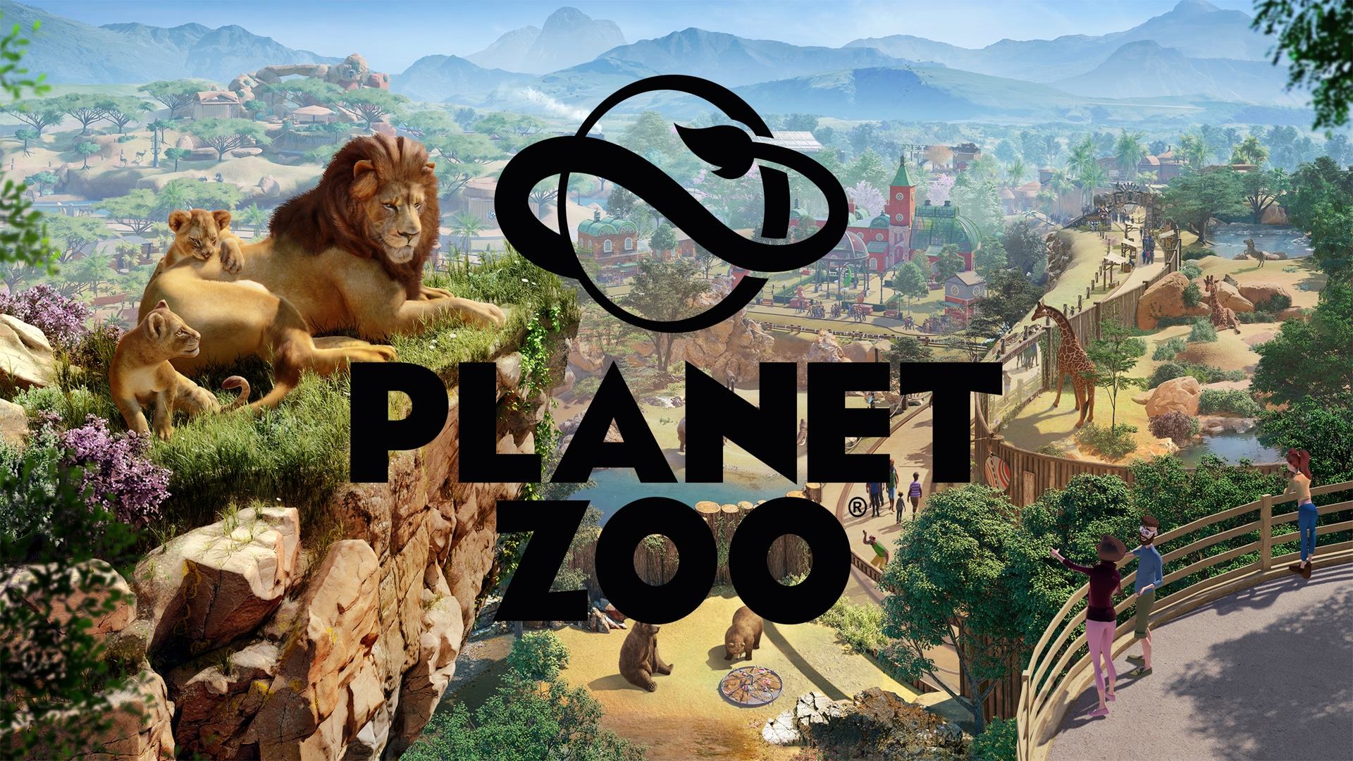 la copertina di Planet Zoo