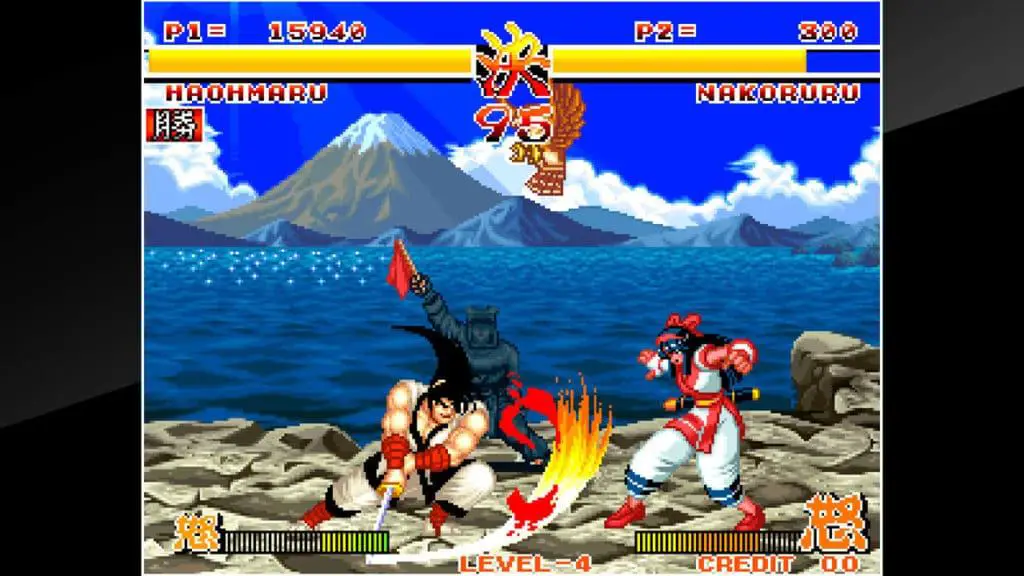 Screen del primo Samurai Shodown