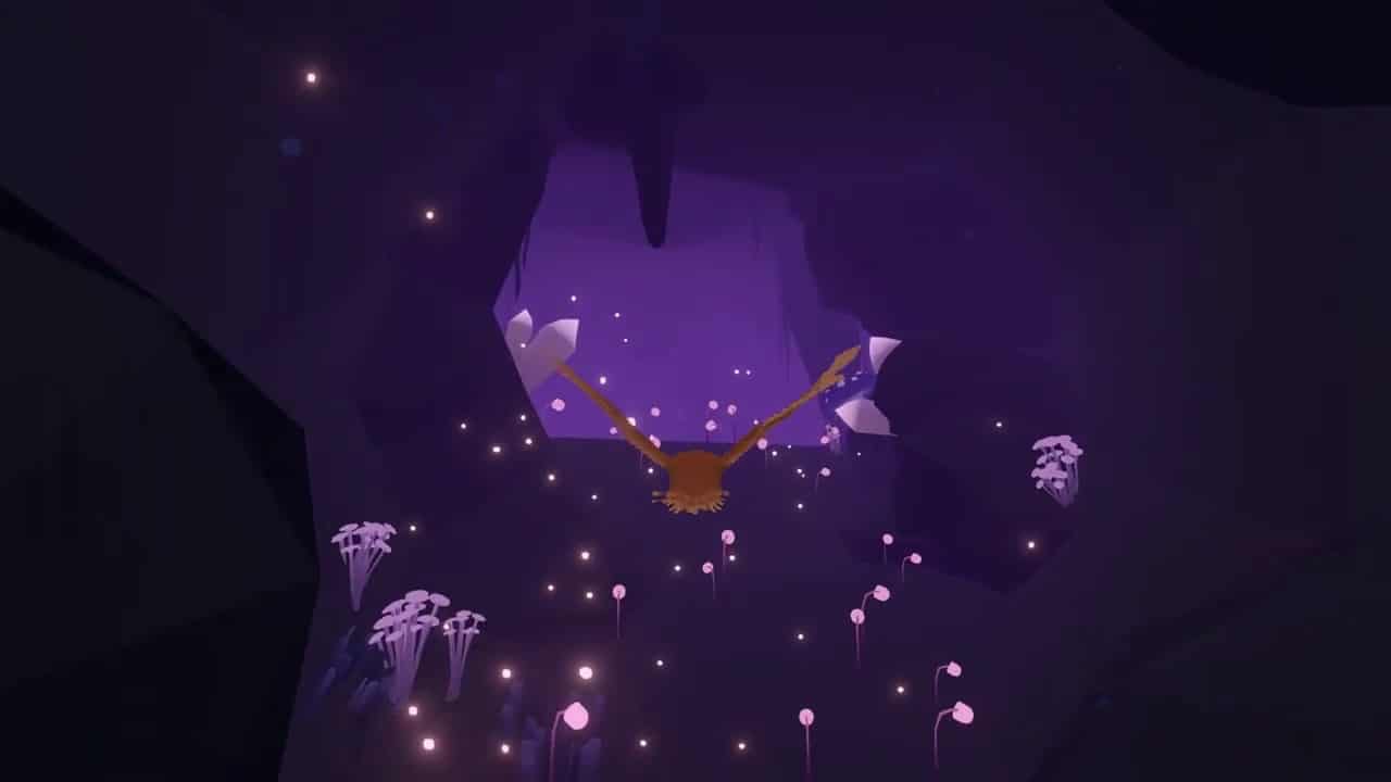 Feather: un volo sereno e pacifico su un'isola vuota