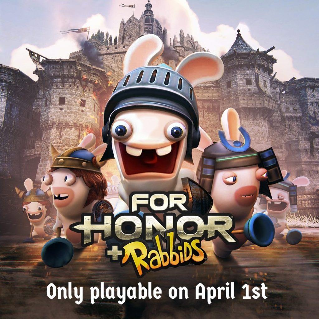 Ubisoft: i rabbids invadono for honor per questo 1 aprile I rabbids invadono for honor