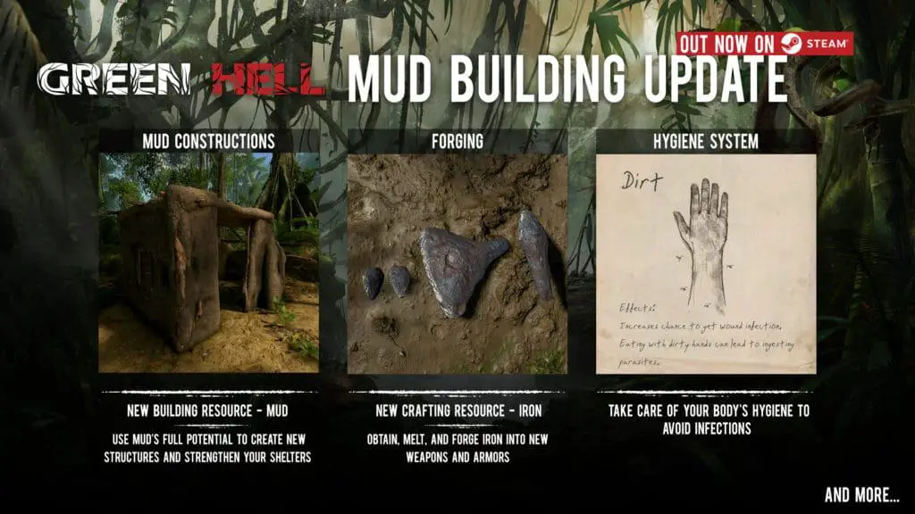 green hell mud building update