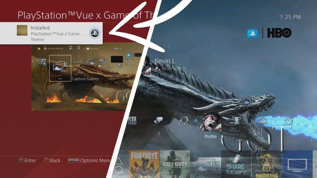 Il tema di game of thrones sulla tua playstation Il tema di game of thrones sulla tua playstation