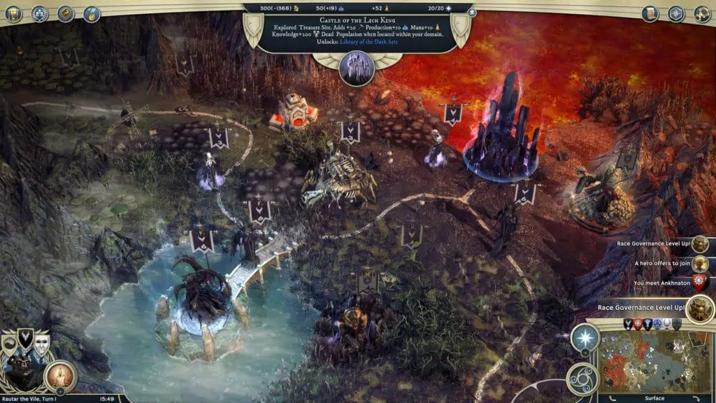 Il gameplay di Age of Wonders III