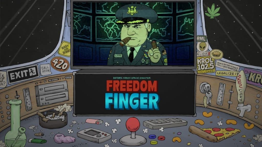 Freedom finger, un dito medio in missione nello spazio Freedom finger, un dito medio in missione nello spazio