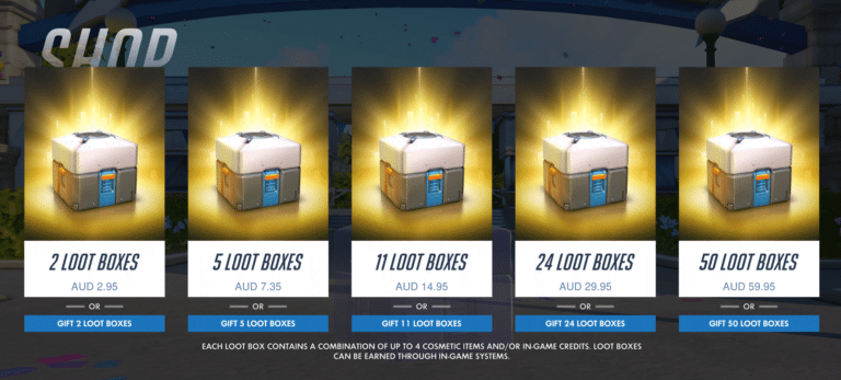 Le loot boxes potrebbero diventare illegali negli usa