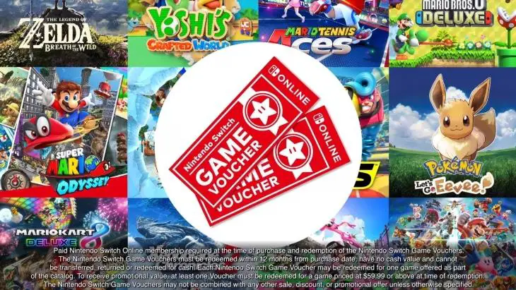 Il nuovo servizio dei Voucher di Nintendo