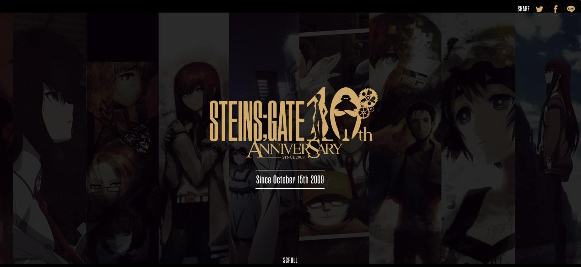 steins;gate 10 anniversario