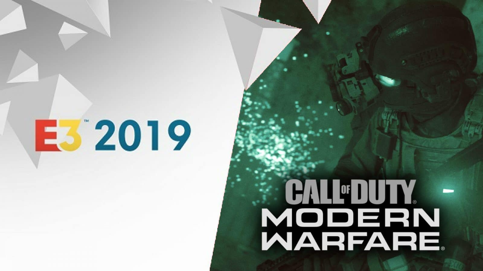Copertina di Call of Duty Modern Warfare in occasione dell'E3 2019