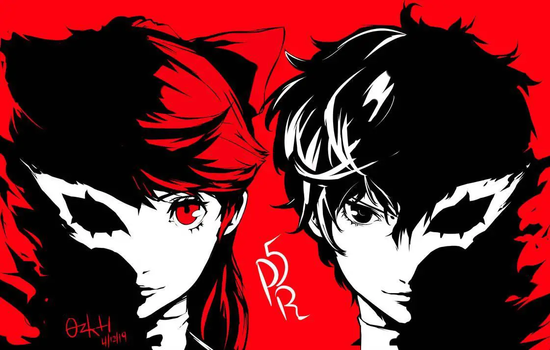 Kasumi e Joker in Persona 5 The Royal