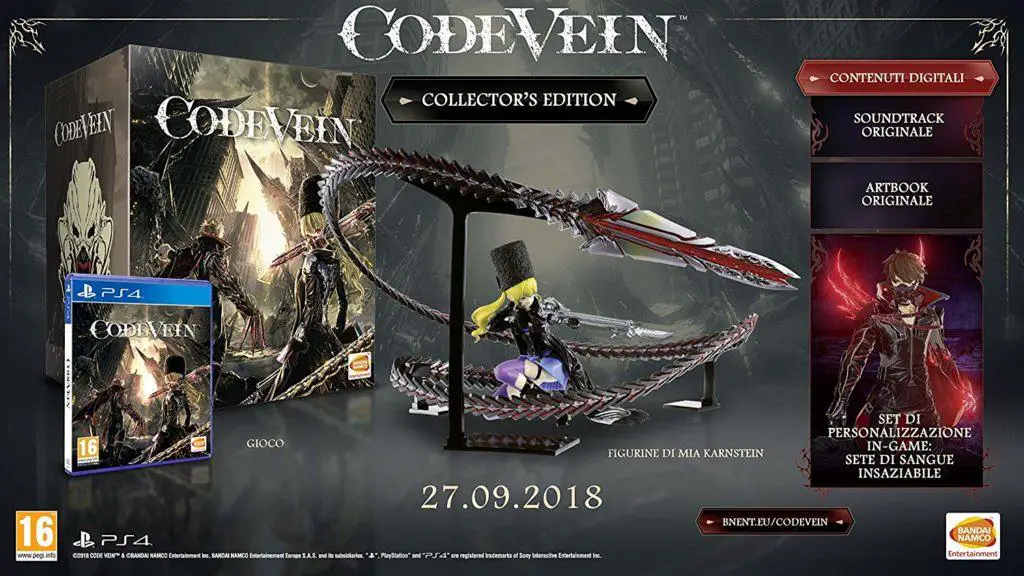 code vein collector's edition