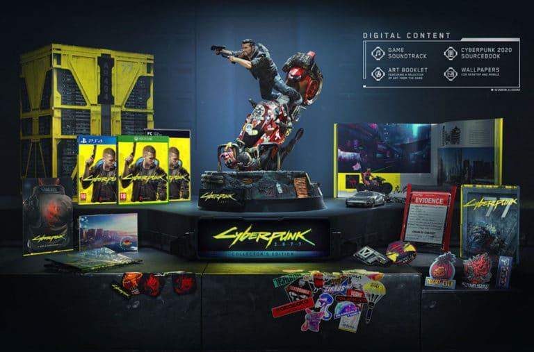Cyberpunk 2077: collector's edition disponibile anche per pc