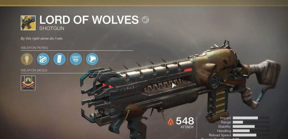 Destiny 2: problemi Lord of wolves