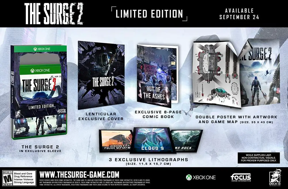 The Surge 2: preorder aperti, rivelata l'edizione limitata 1