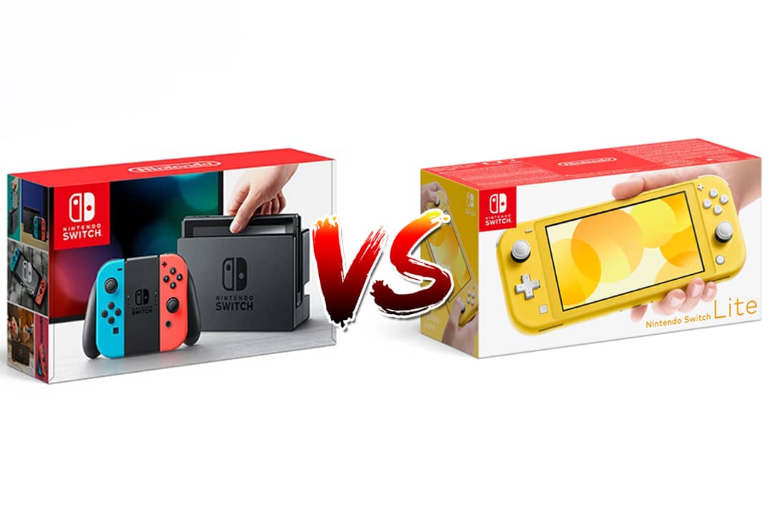 Nintendo Switch vs Switch Lite