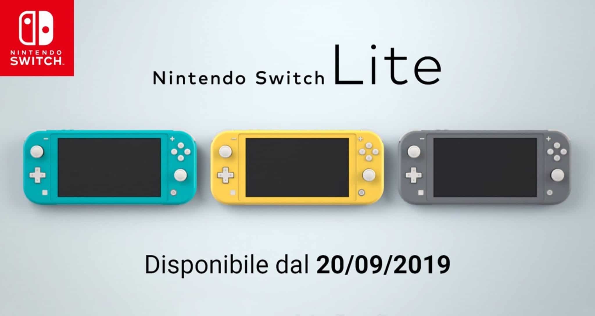 Nintendo Switch Lite preordini amazon e gamestop