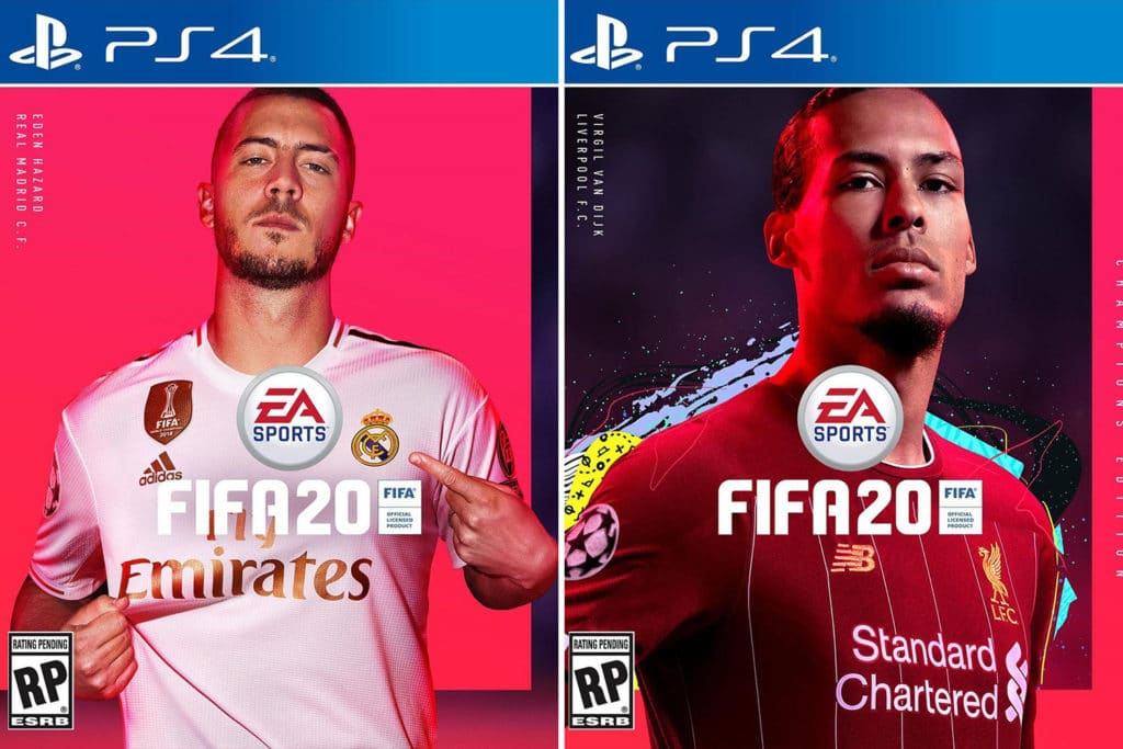 Eden hazard e virgil van djik sulla copertina di fifa 20 Fifa 20 cover