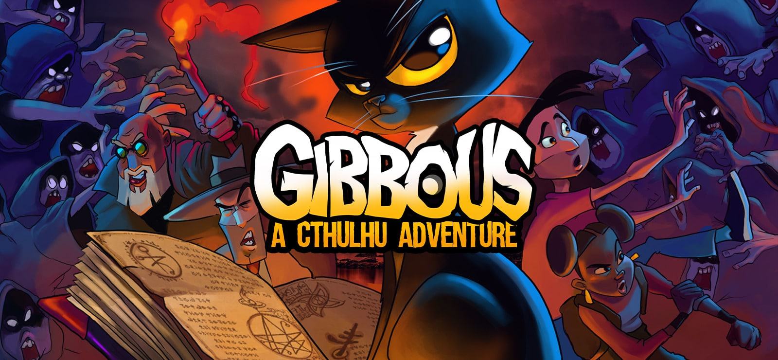 La copertina di Gibbous: A Cthulhu Adventure
