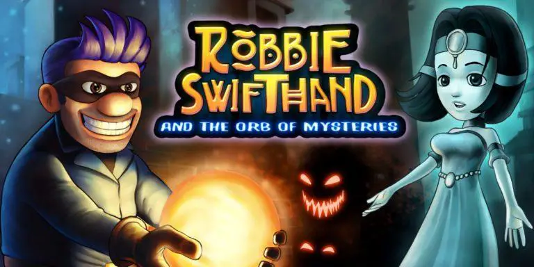 La copertina di Robbie Swifthand and the Orb of Mysteries
