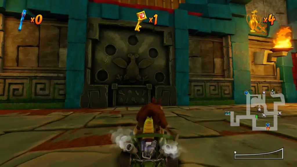 Cosa si cela dietro la porta raffigurante una gallina in Crash Team Racing Nitro-Fueled?