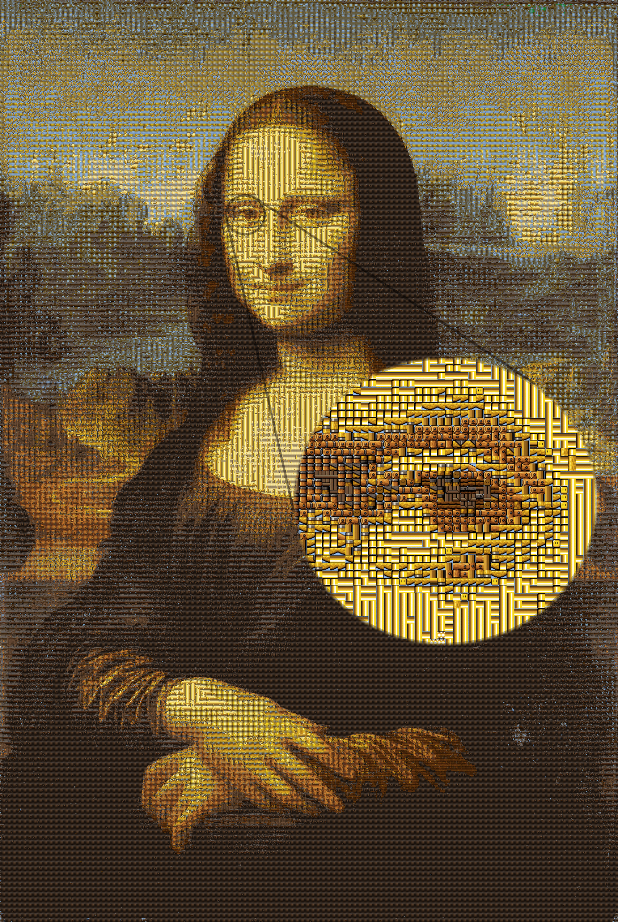 Super Mario Maker 2 ricrea la Gioconda!