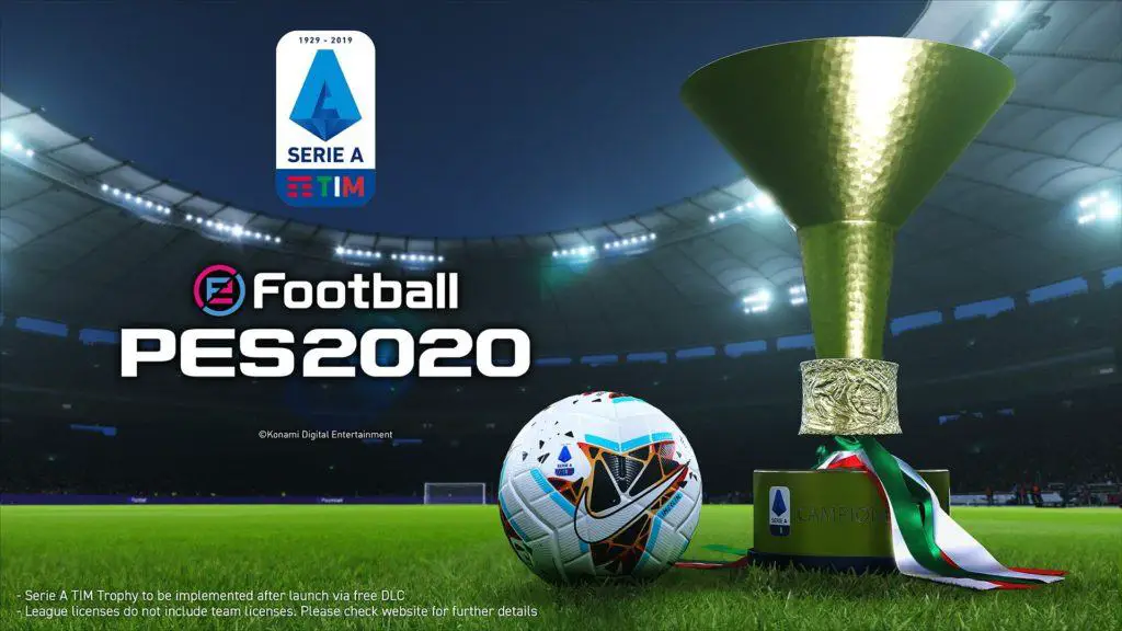 licenza serie a eFootball PES 2020