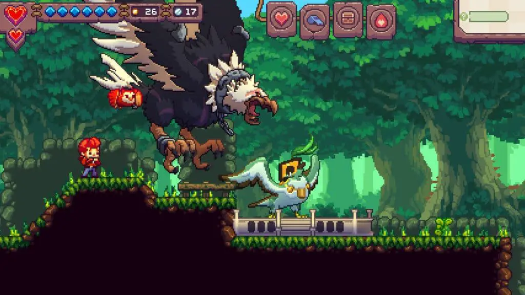 Gameplay di Eagle Island