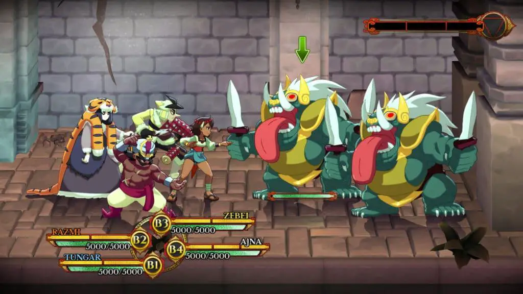 Il gameplay di Indivisible