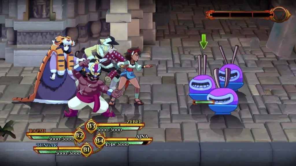 Il gameplay di Indivisible