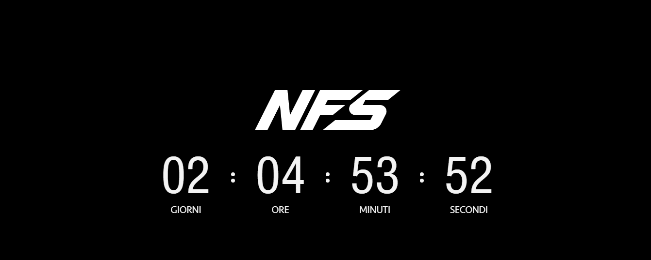 Partito un countdown per il reveal del nuovo gioco di Need for speed