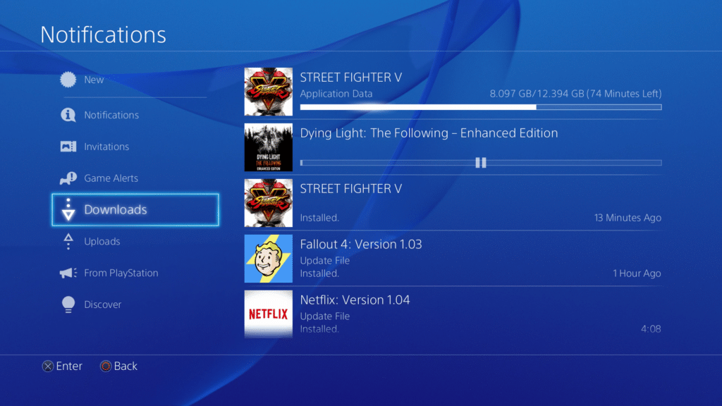 Playstation 4 copia dei file