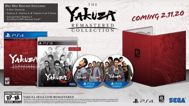 Le remastered di Yakuza 3,4 e 5 arriveranno in Occidente 1