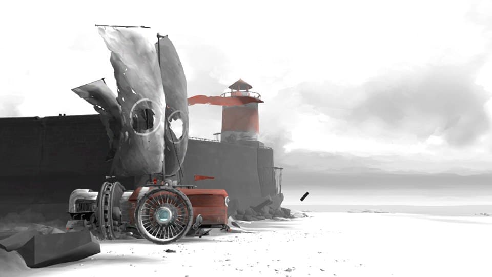 Far: Lone Sails uso del colore