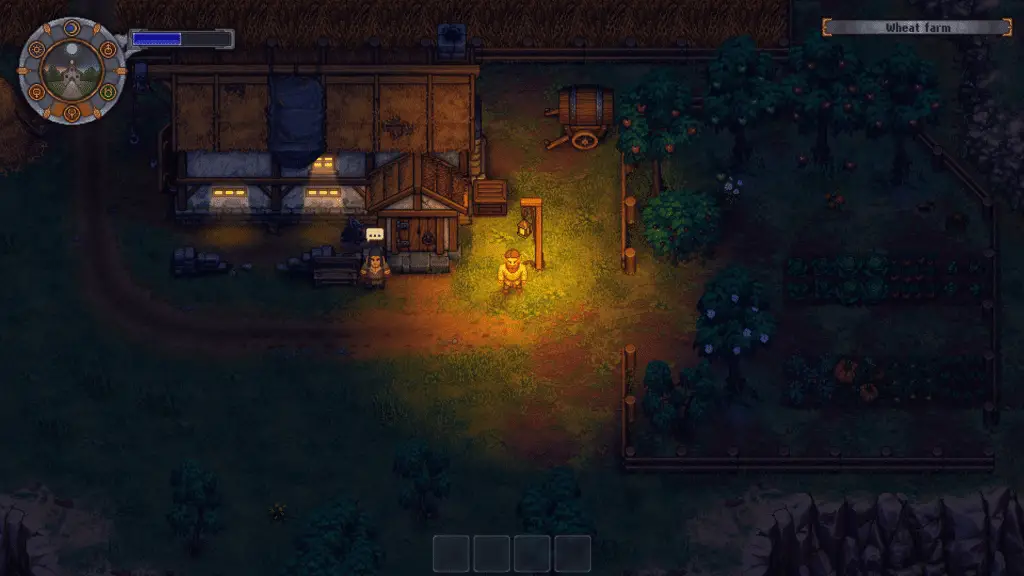 Il villaggio in Graveyard Keeper