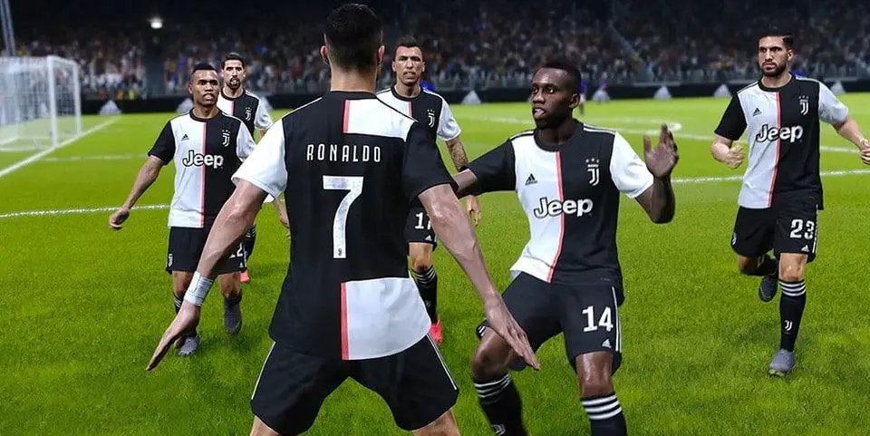 fifa 20 vs pes 2020 ronaldo