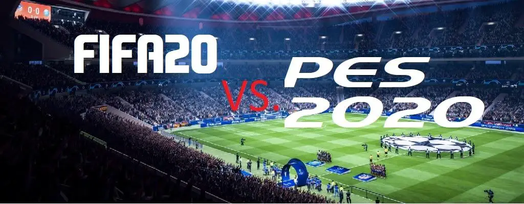 fifa 20 vs pes 2020