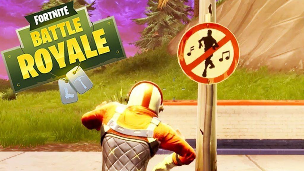 Fortnite: arriva la sfida dei segnali "divieto di ballare" Fortnite divieto di ballare