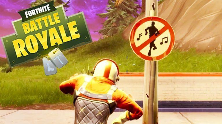 Fortnite: arriva la sfida dei segnali "divieto di ballare"