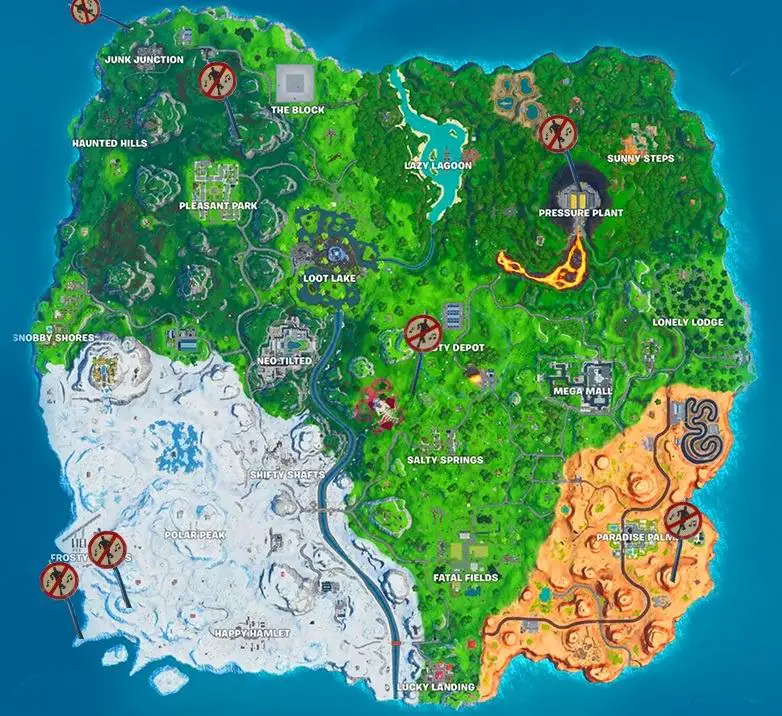 mappa segnali fortnite