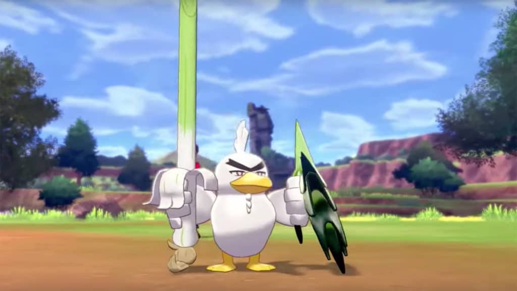Pokémon spada e scudo sirfetch'd