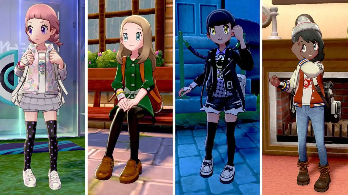 Pokémon Spada e Scudo personalizzazione femmina