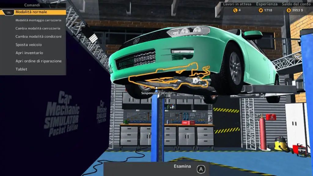 Il ponte di Car Mechanic Simulator: Pocket Edition