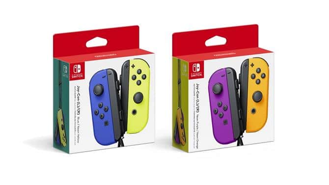 Joycon colorazioni