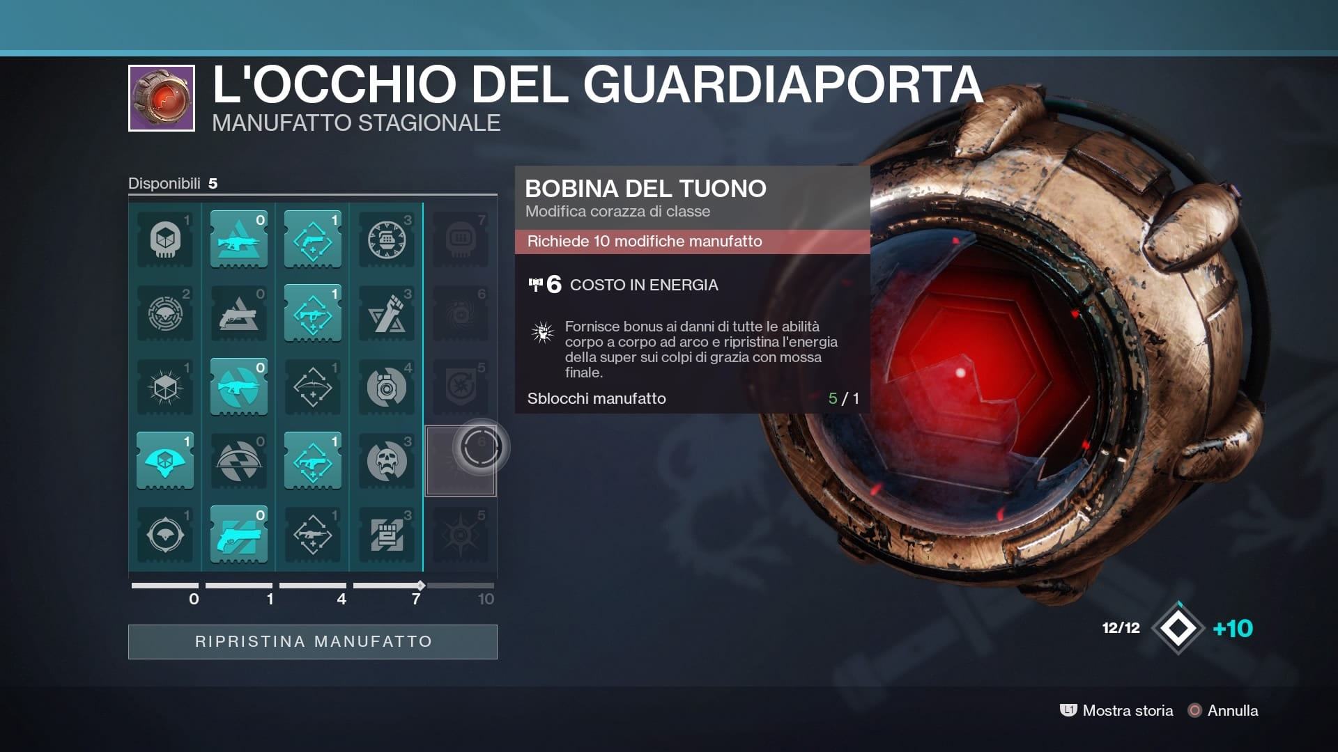 Destiny 2: Guida alle migliori Modifiche del Manufatto 7