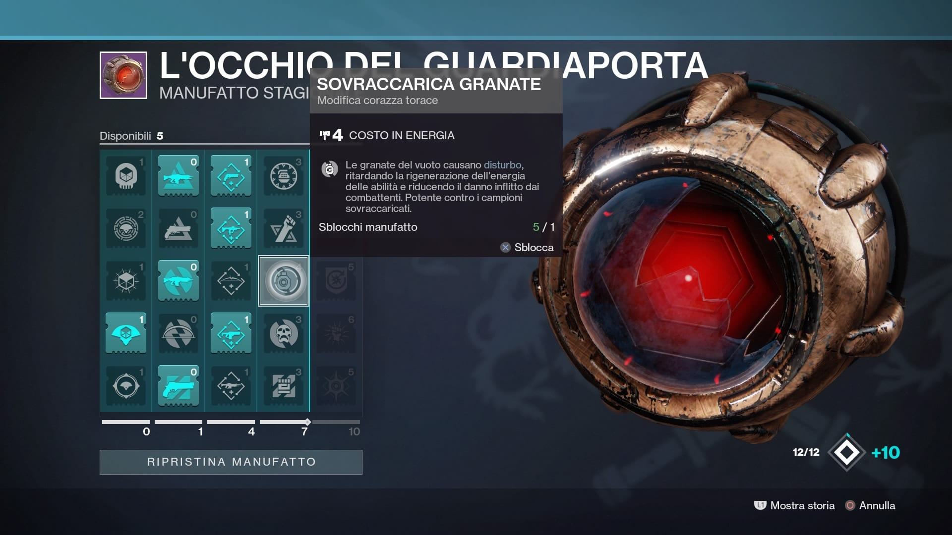 Destiny 2: Guida alle migliori Modifiche del Manufatto