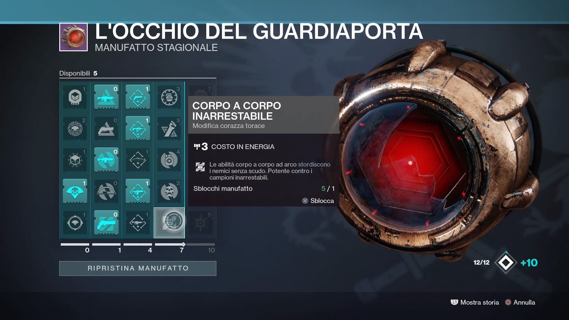 Destiny 2: Guida alle migliori Modifiche del Manufatto 5