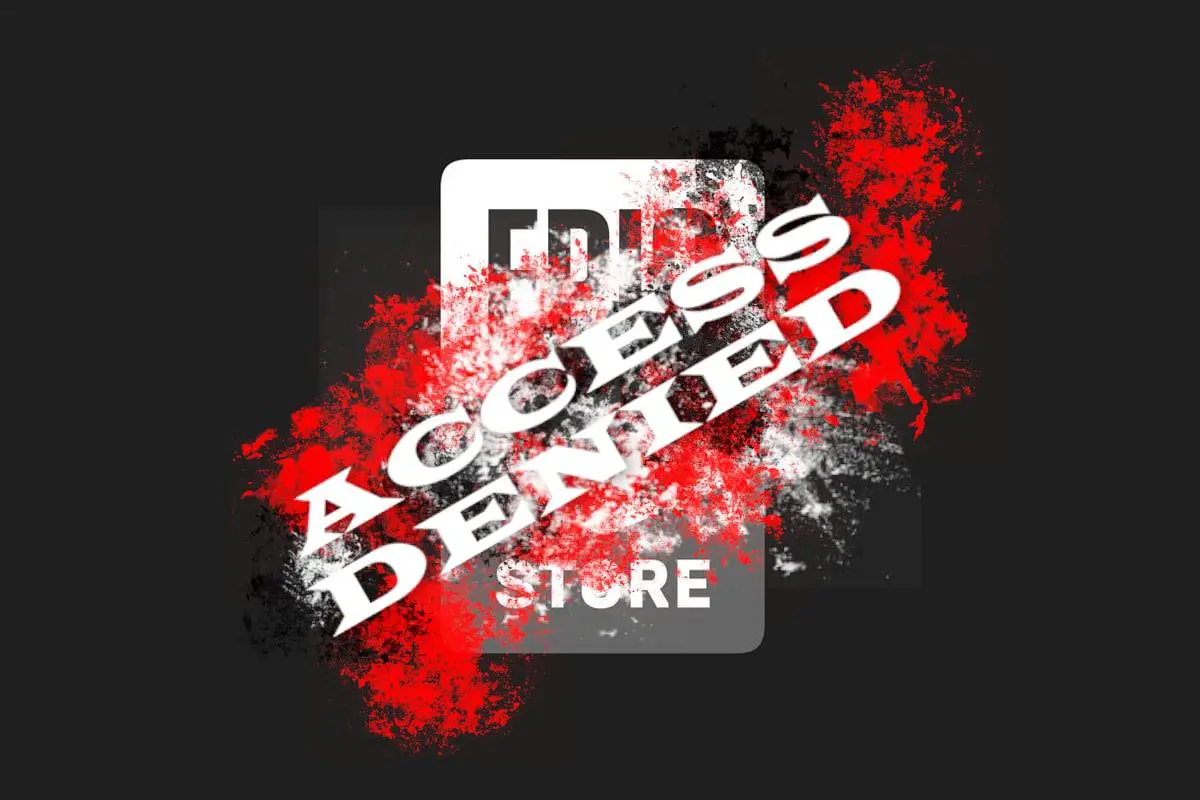 Epic Game Store Access Denied