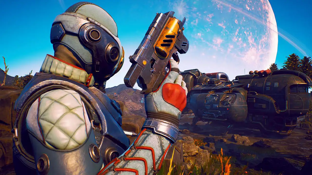 The Outer Worlds peso Day One Patch aggiornamento update uscita PS4 XB1 Xbox One trailer gameplay video