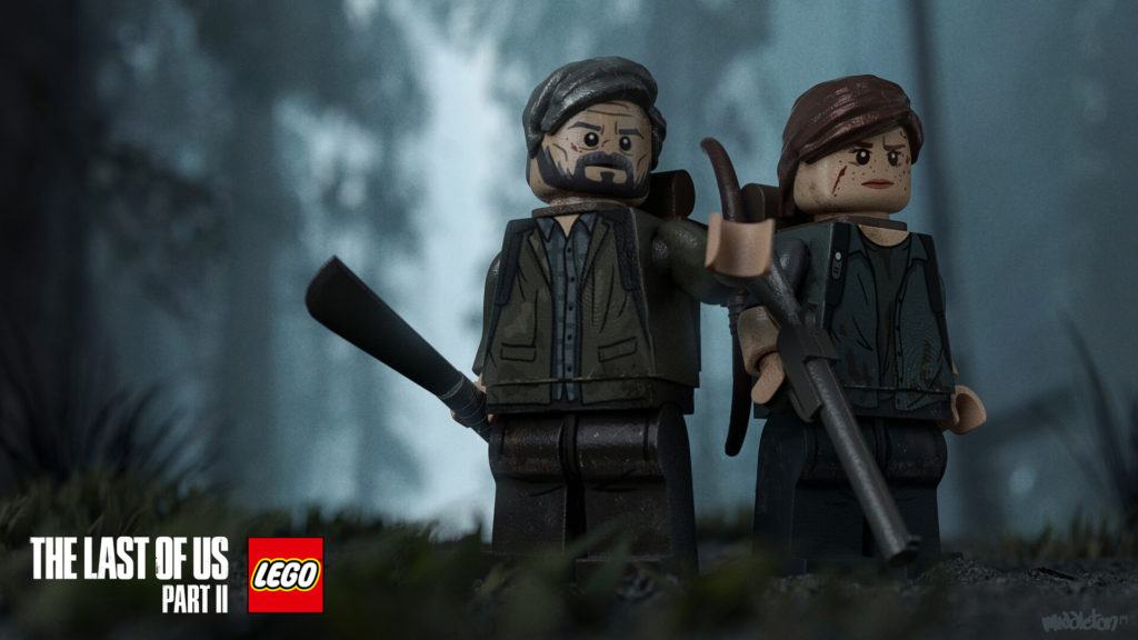 The last of us 2: artista crea minifigure lego di ellie e joel The last of us 2 lego